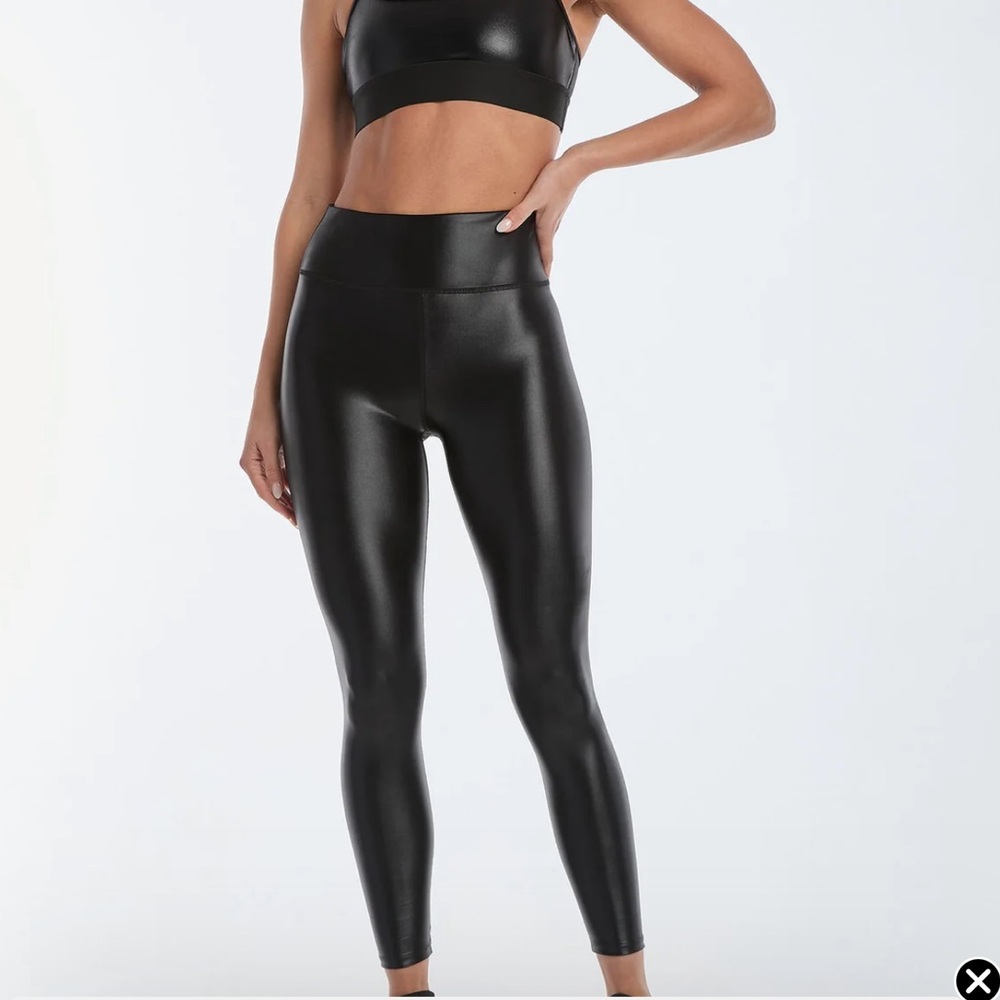Noli Liquid Leggings Black Gloss Size XS